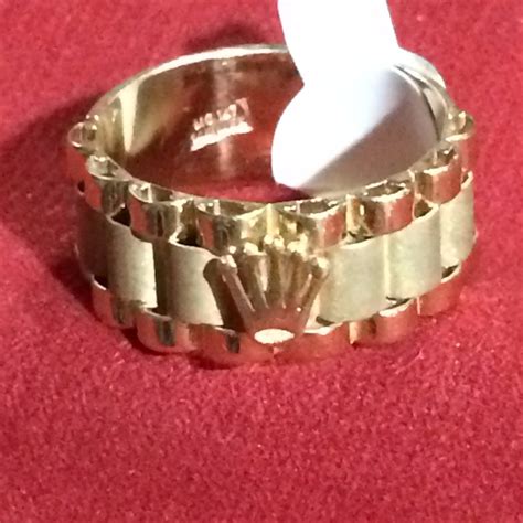 anillo de oro rolex precio